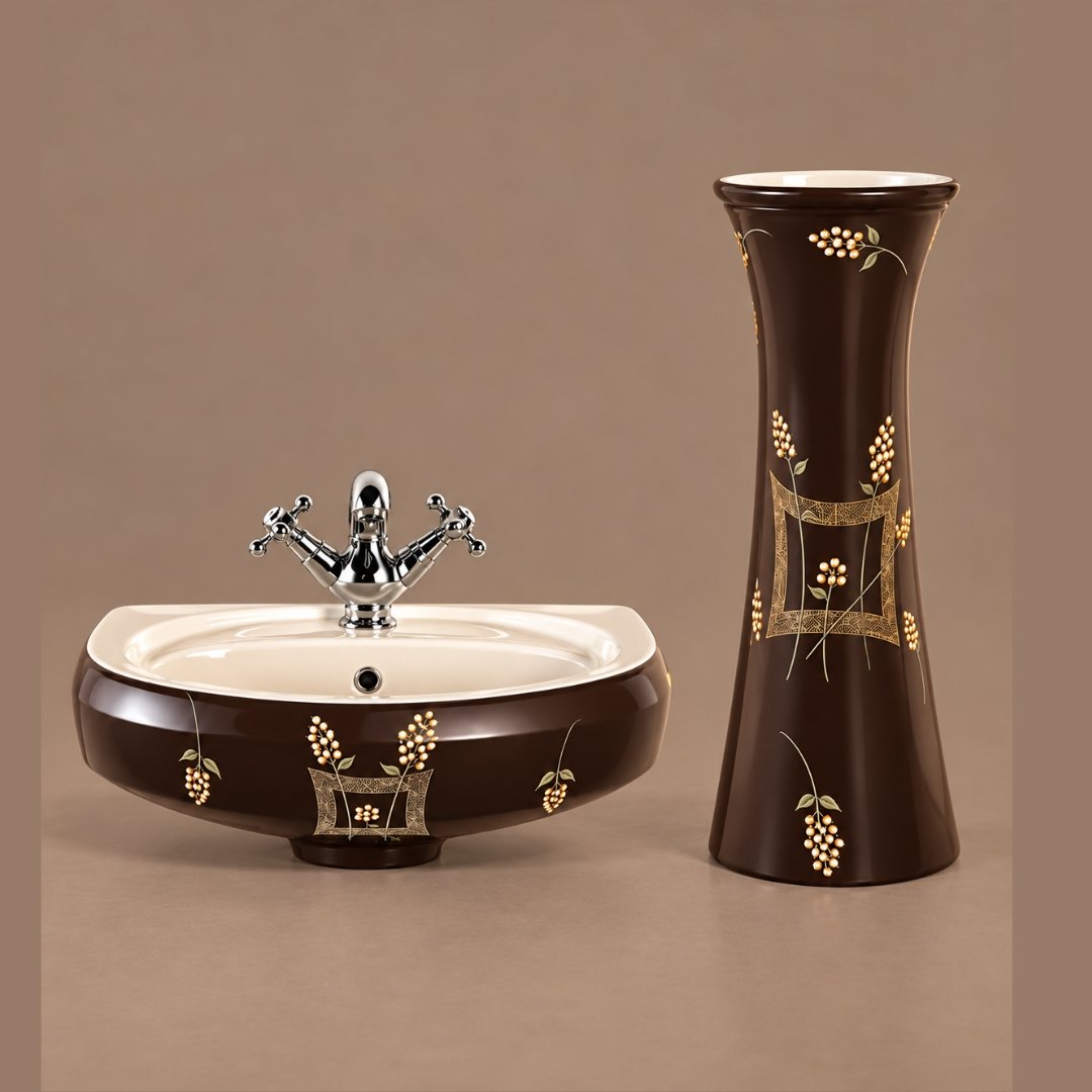Sonet RP- 1041, washbasin with pedestal (view 3)